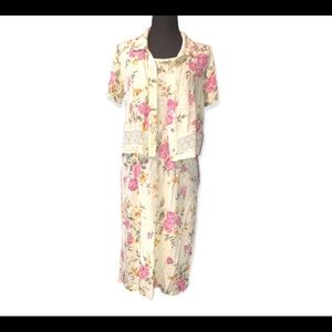 2-piece K-Studio Vintage floral dress